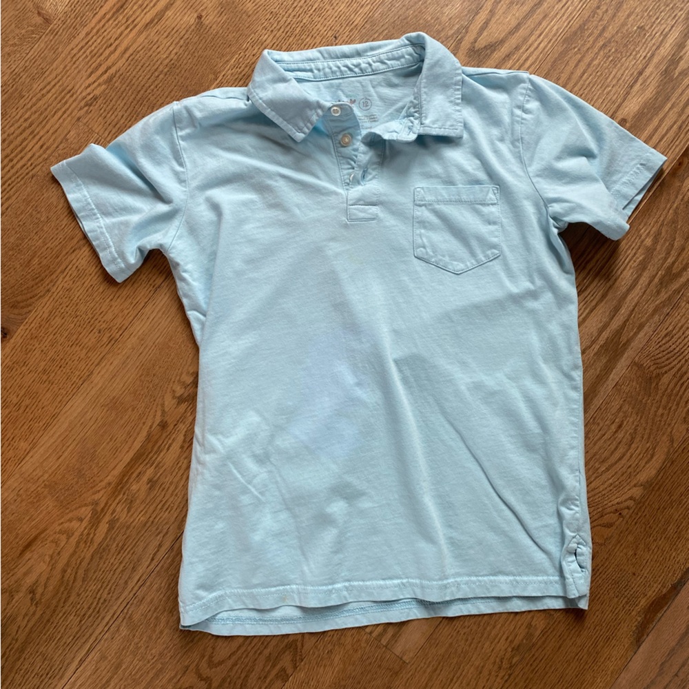 Primary cotton short sleeved polo shirt